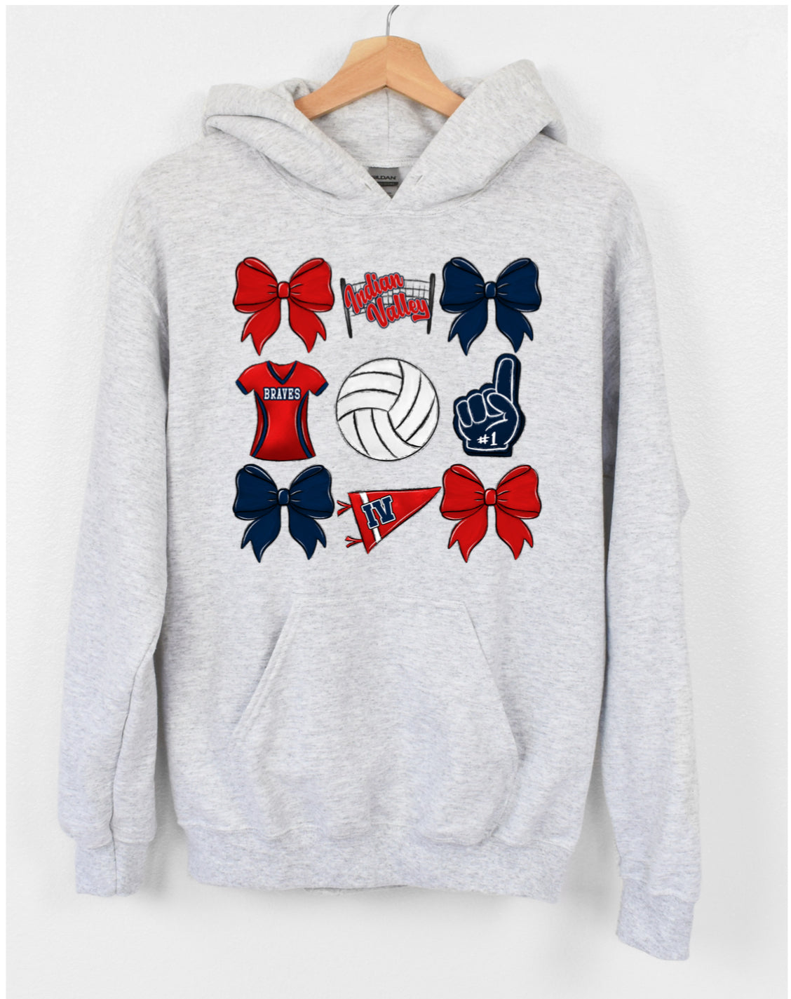 ADULT Volley and bows ❤️💙