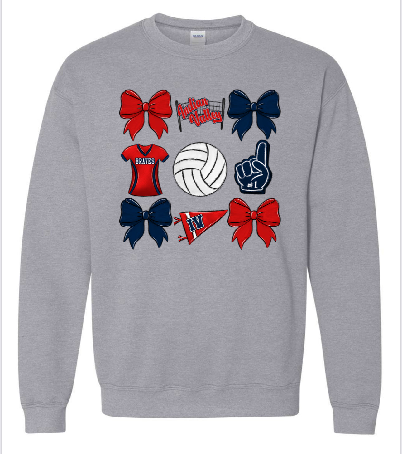 ADULT Volley and bows ❤️💙
