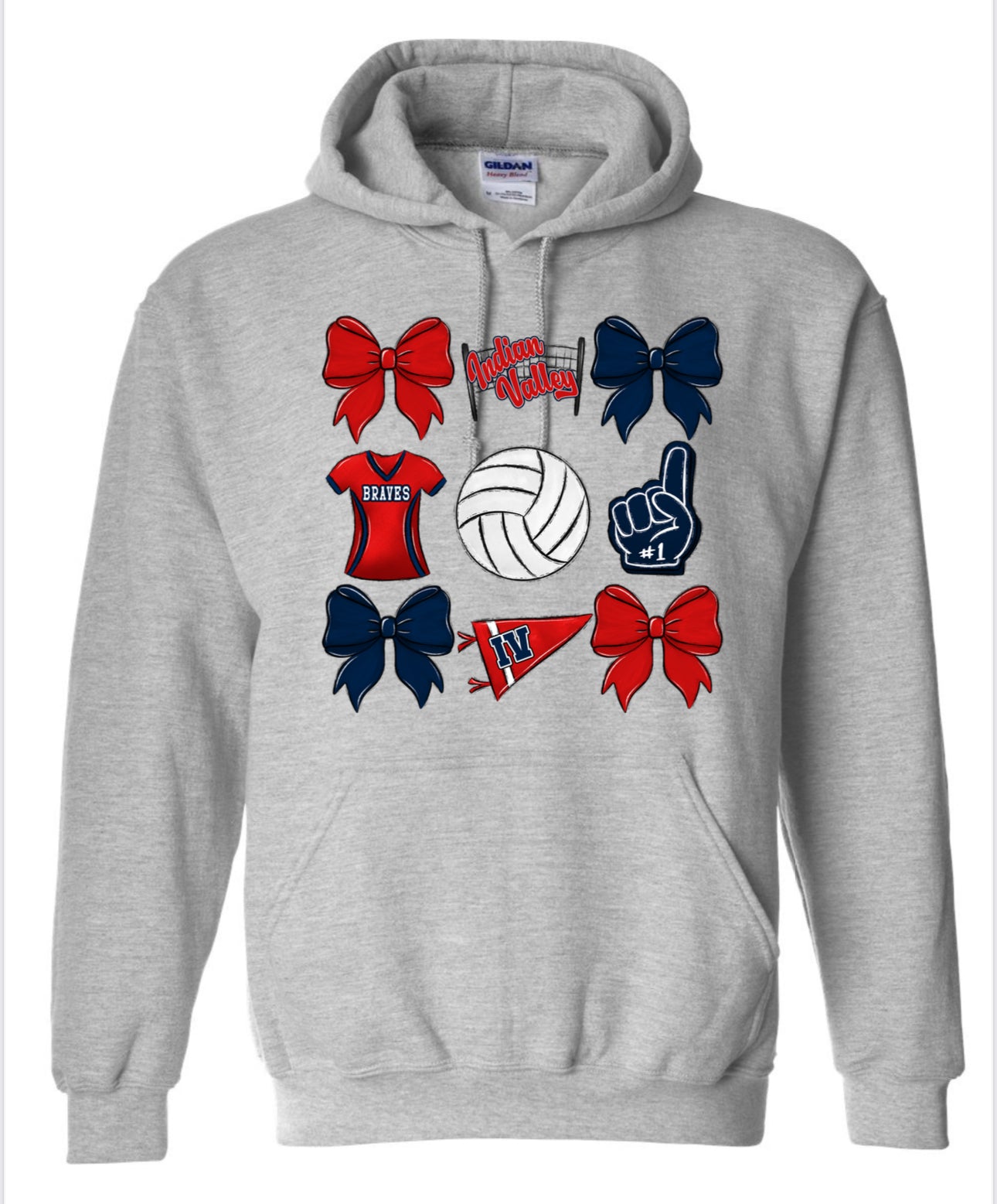 ADULT Volley and bows ❤️💙