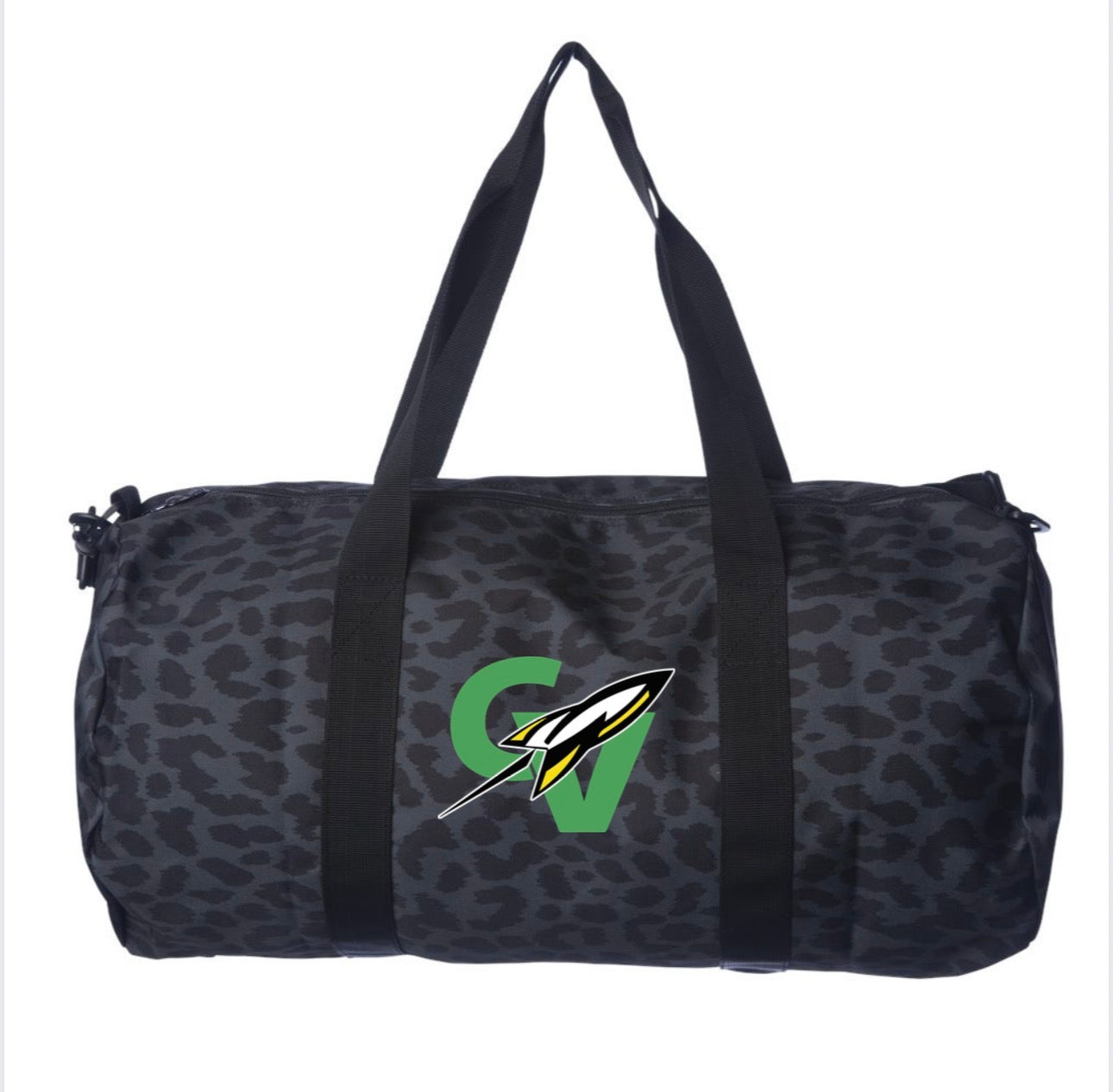 Day Tripper Black Cheetah Duffel Bag