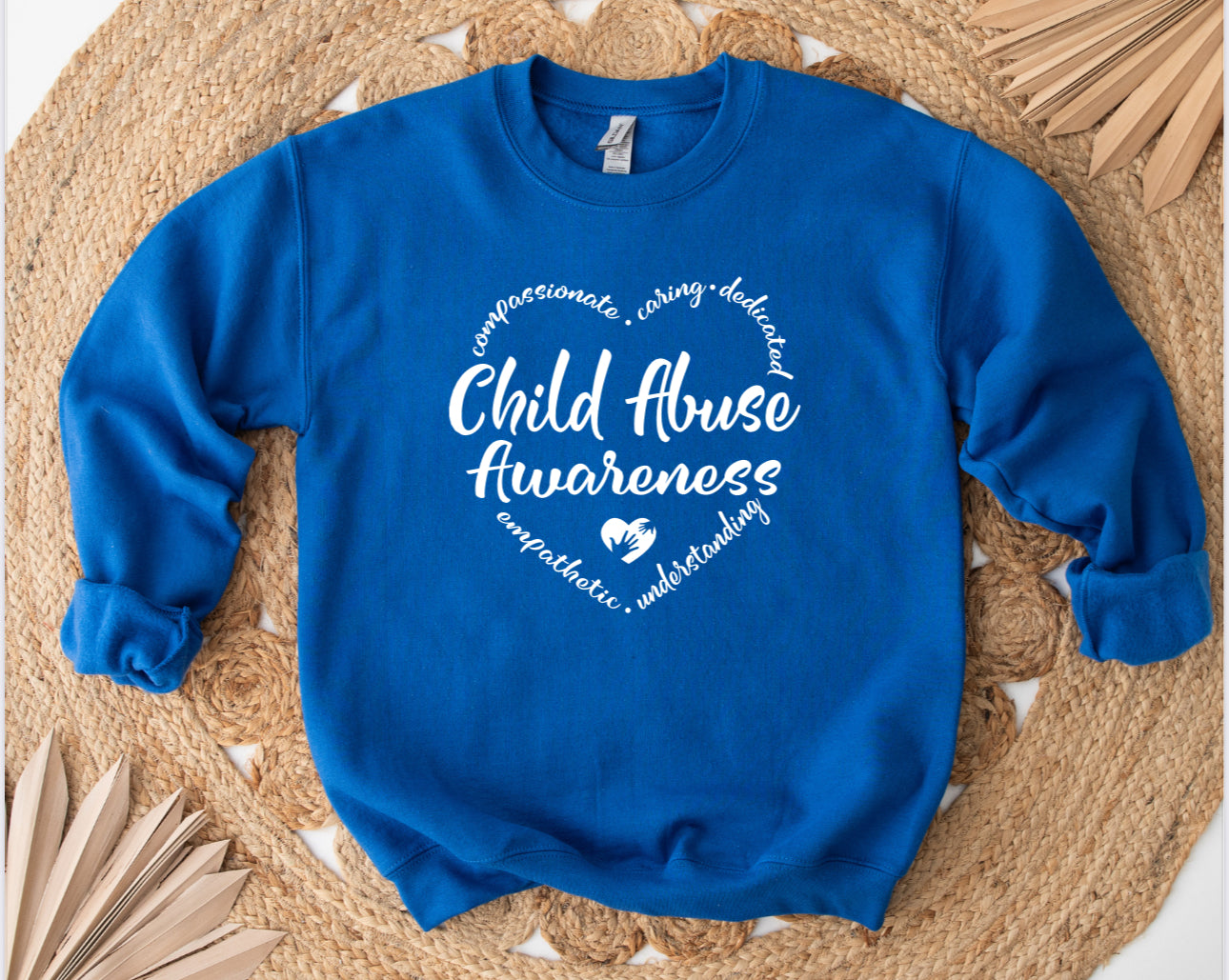 Child Abuse Awareness Crewneck