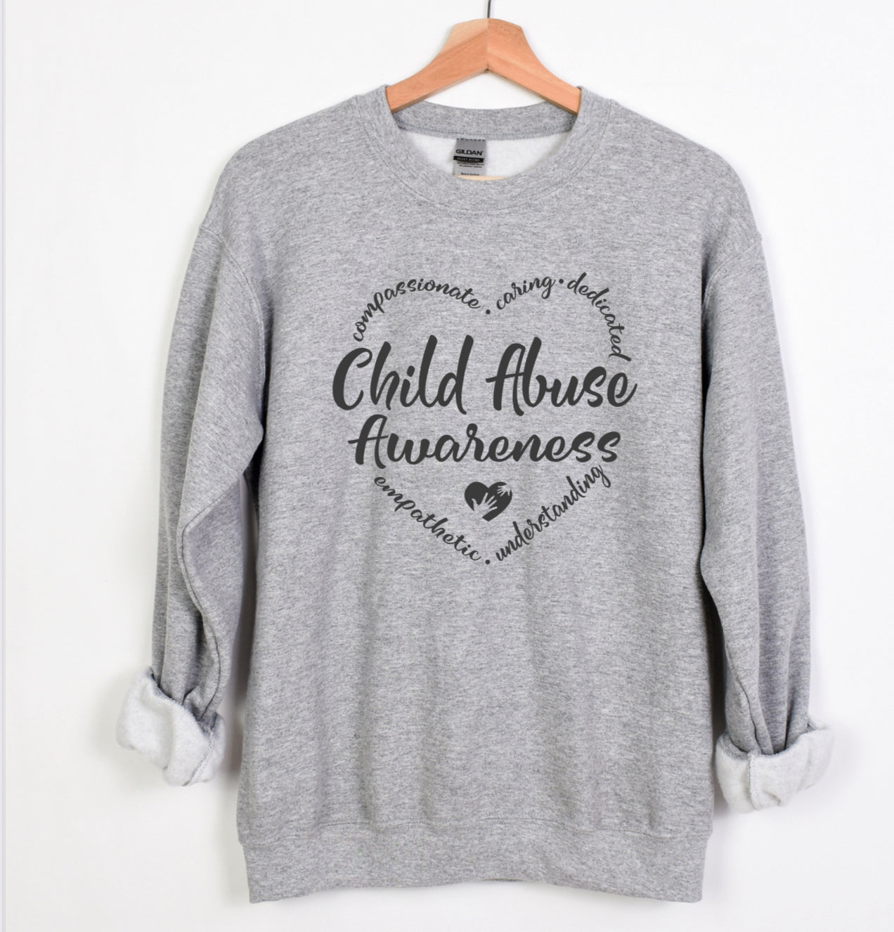 Child Abuse Awareness Crewneck