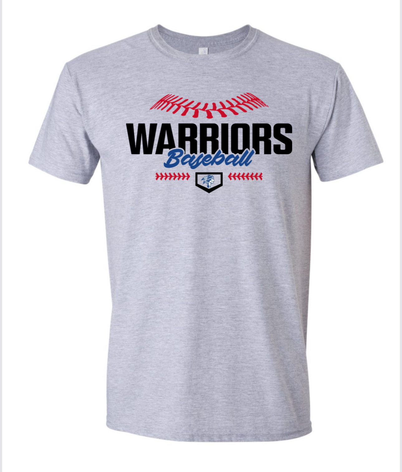 ADULT Warriors Baseball Tee