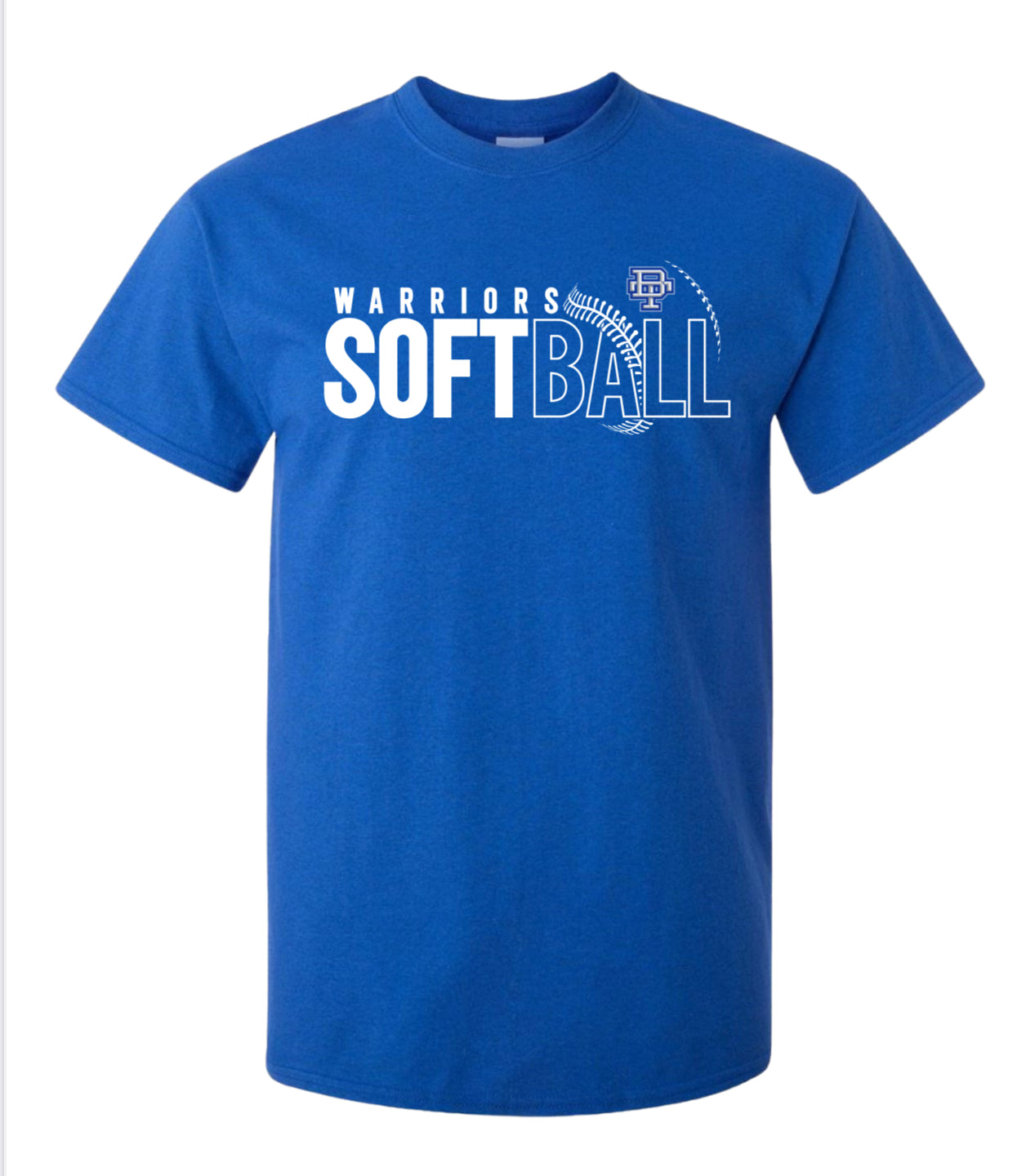 ADULT Warriors Softball Tee