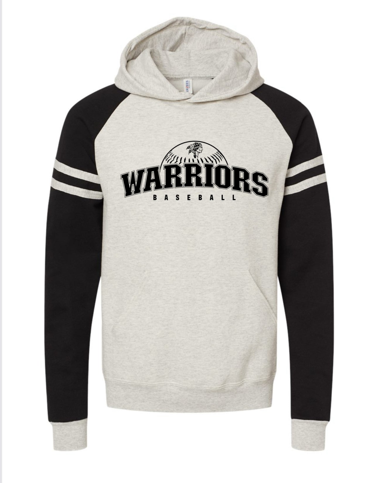 JERZEES - Nublend® Varsity Colorblocked Raglan Hooded Sweatshirt