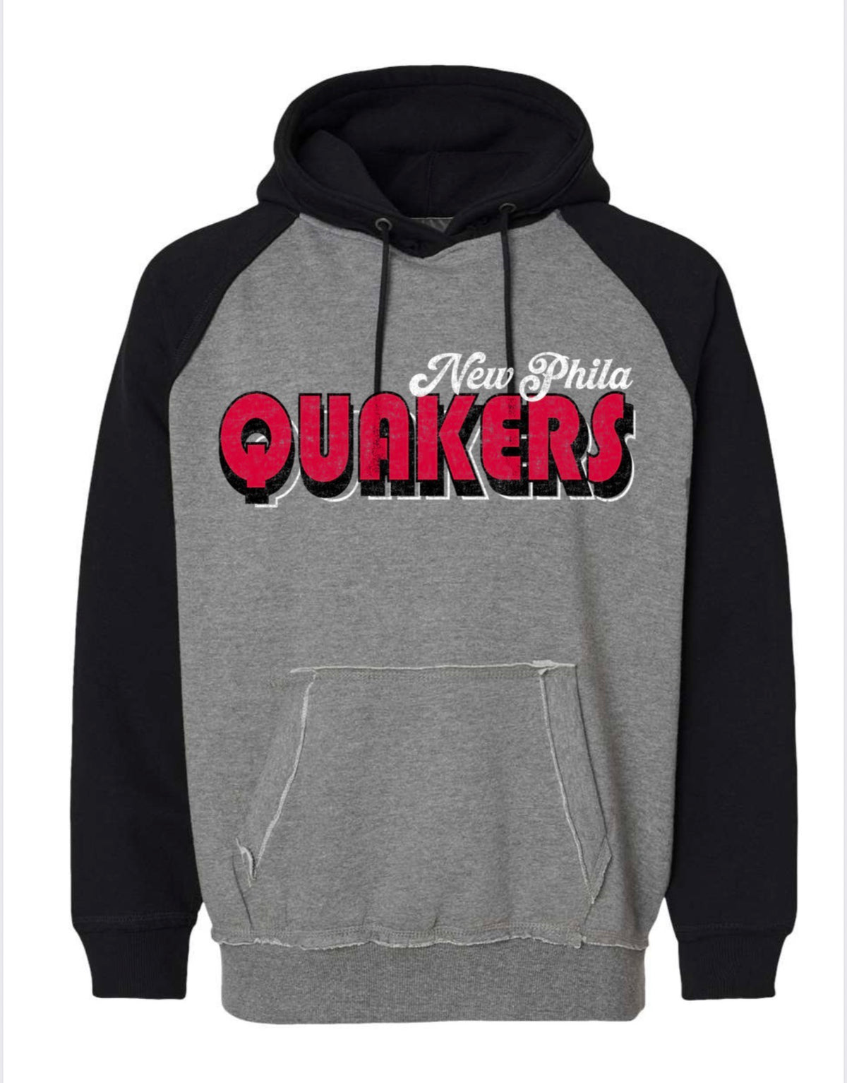 J. America Vintage Heather Hooded Sweatshirt