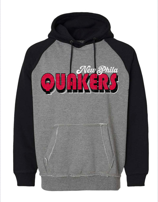 J. America Vintage Heather Hooded Sweatshirt