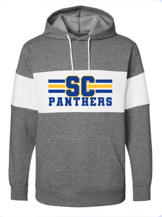 Fleece Colorblock Hooded Sweatshirt