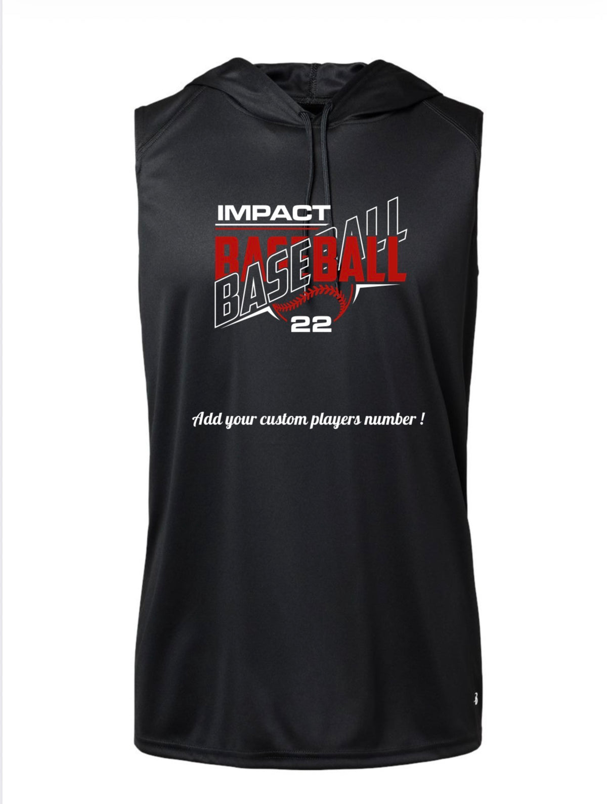 Badger B-Core Sleeveless Hooded T-Shirt