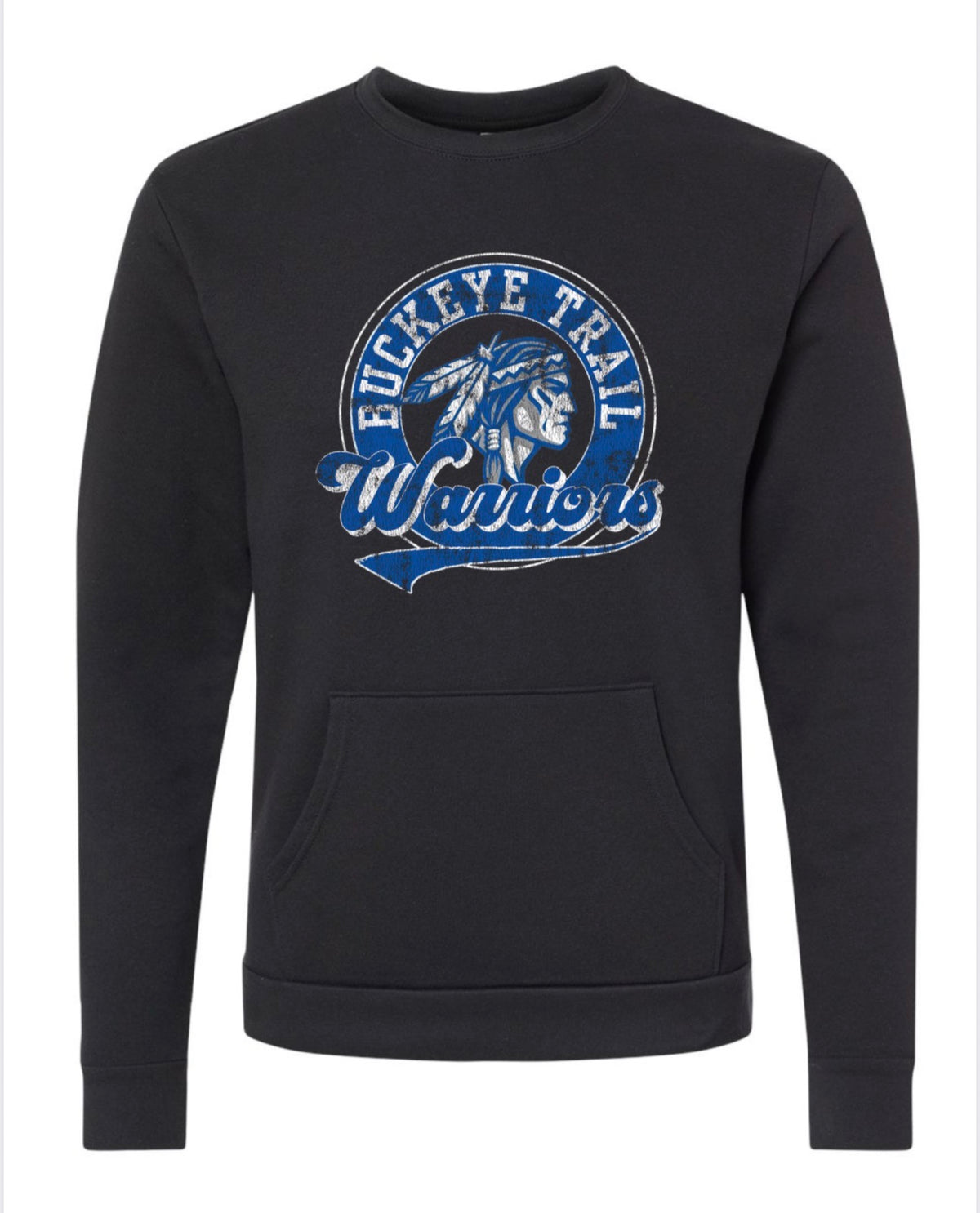 Unisex Santa Barbara Pocket Crewneck Sweatshirt