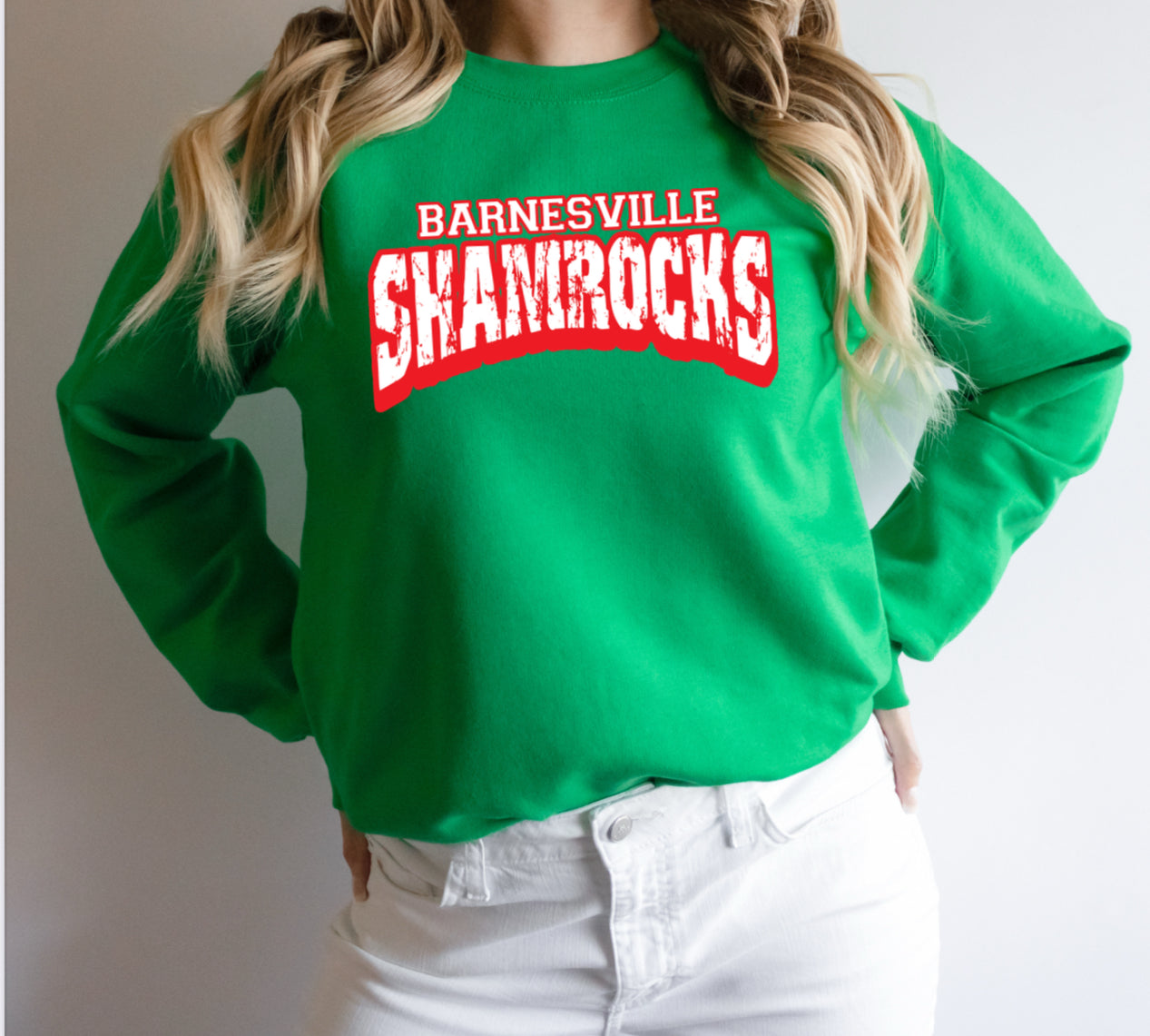 Distressed Shamrocks