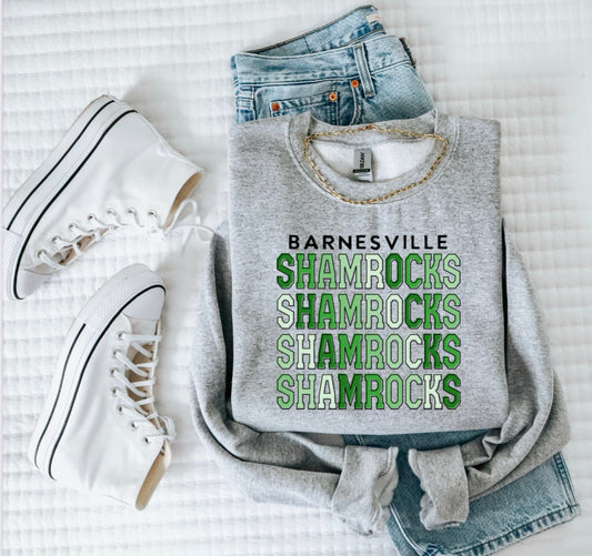 Ombré Shamrocks