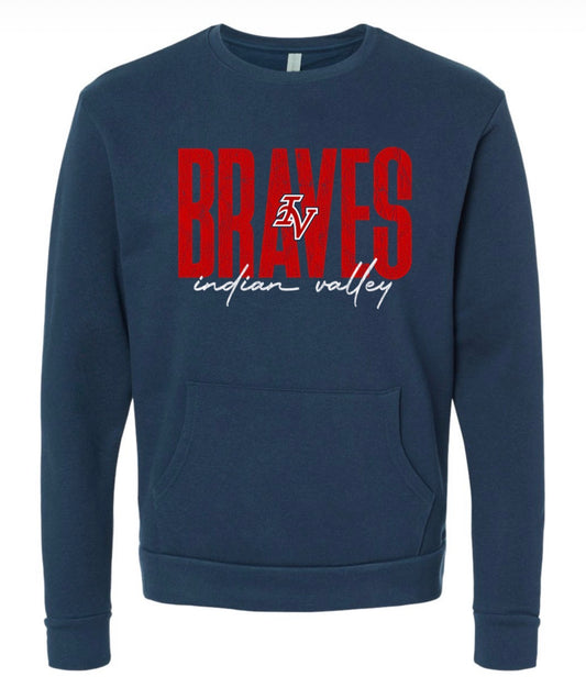 Unisex Santa Barbara Pocket Crewneck Sweatshirt