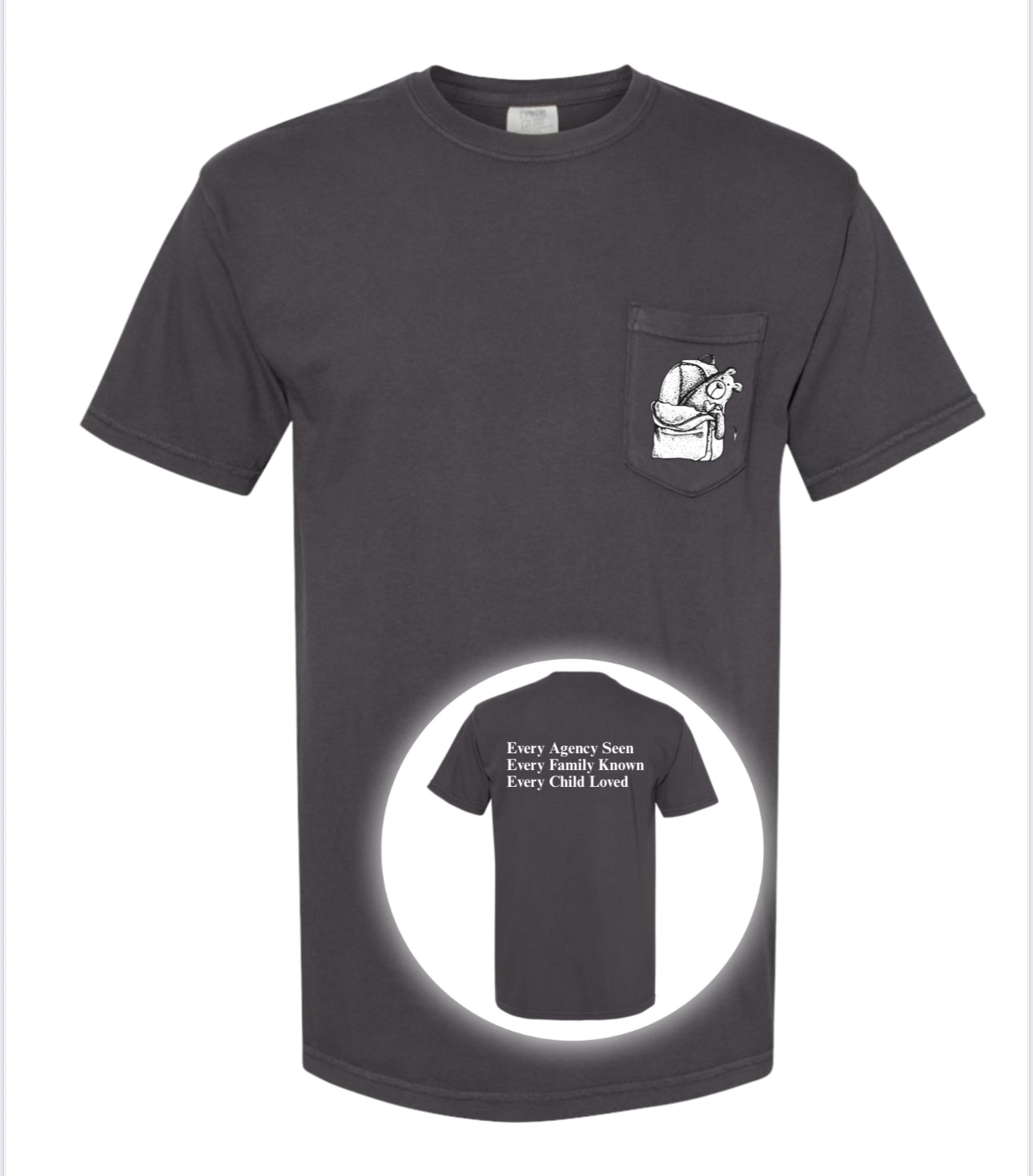 Comfort Colors Garment-Dyed Heavyweight Pocket T-Shirt