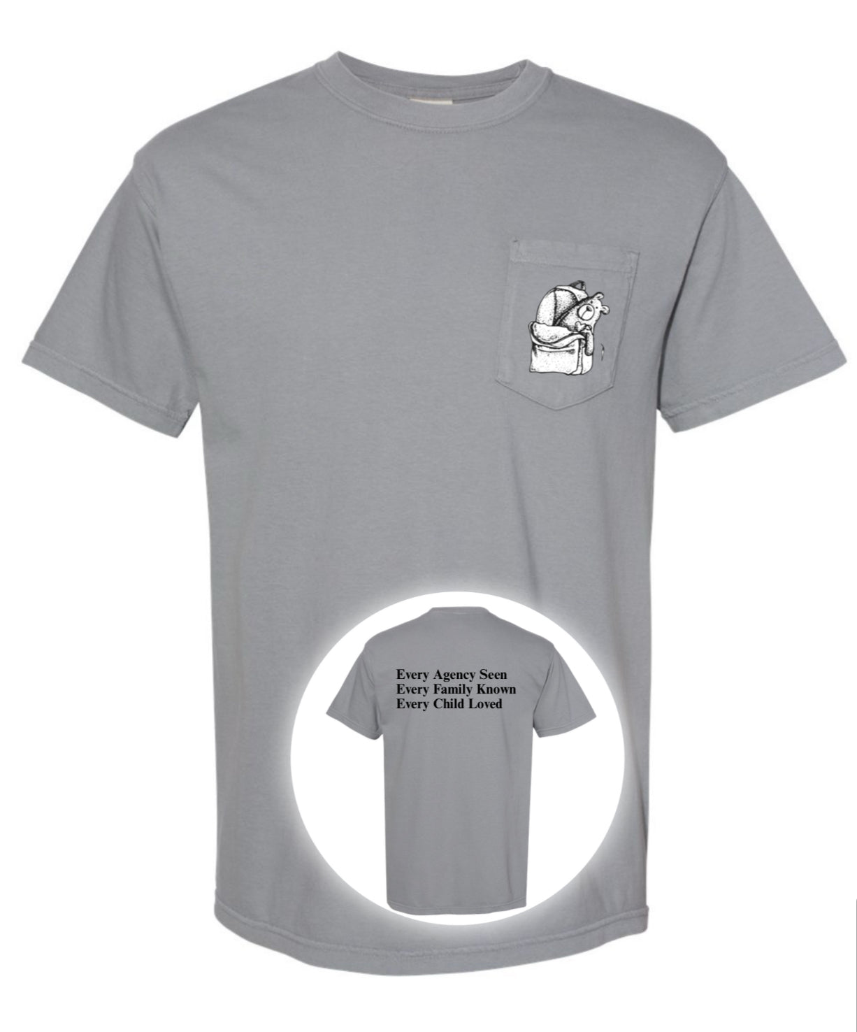 Comfort Colors Garment-Dyed Heavyweight Pocket T-Shirt