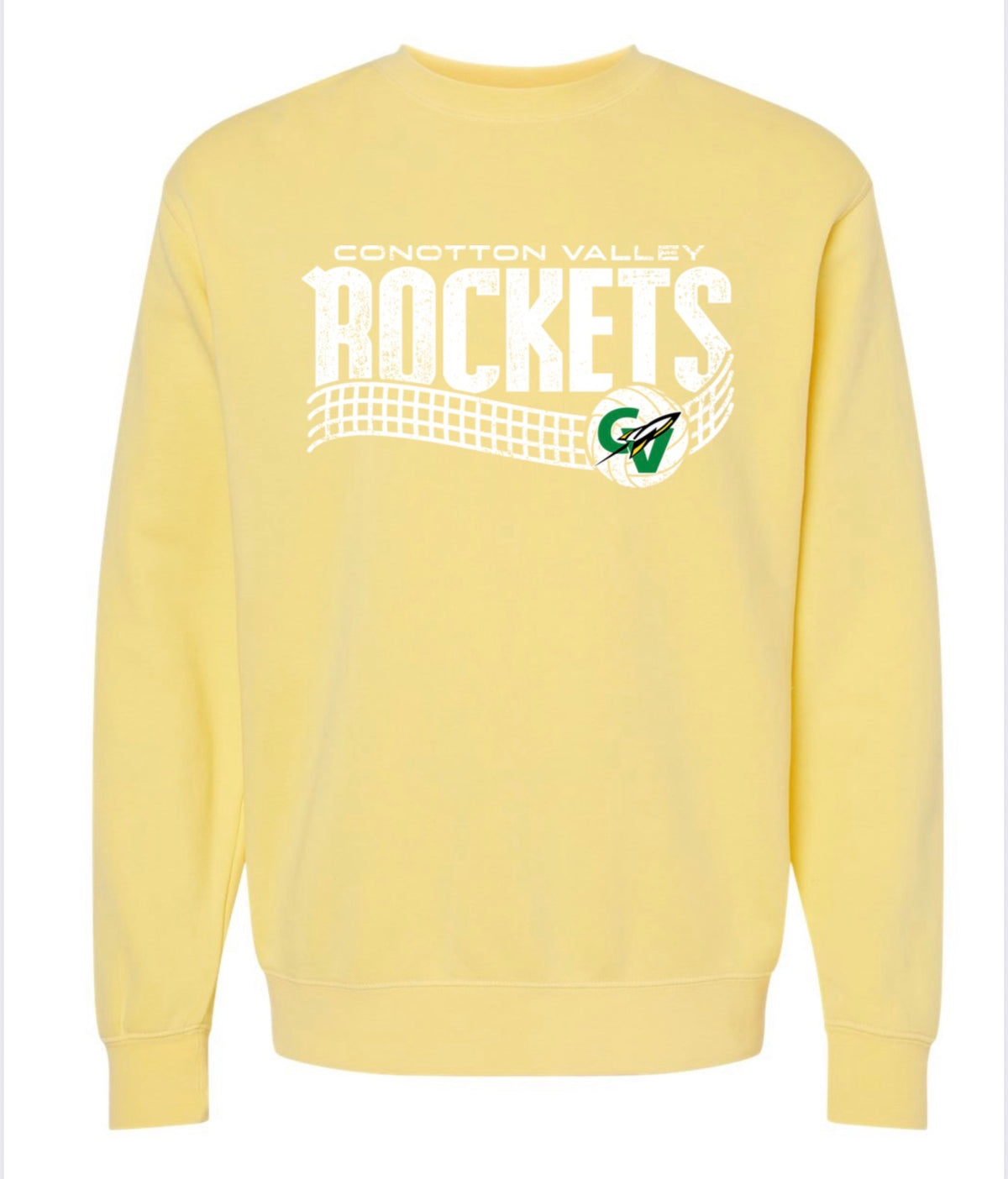 Unisex Midweight Pigment-Dyed Crewneck Sweatshirt