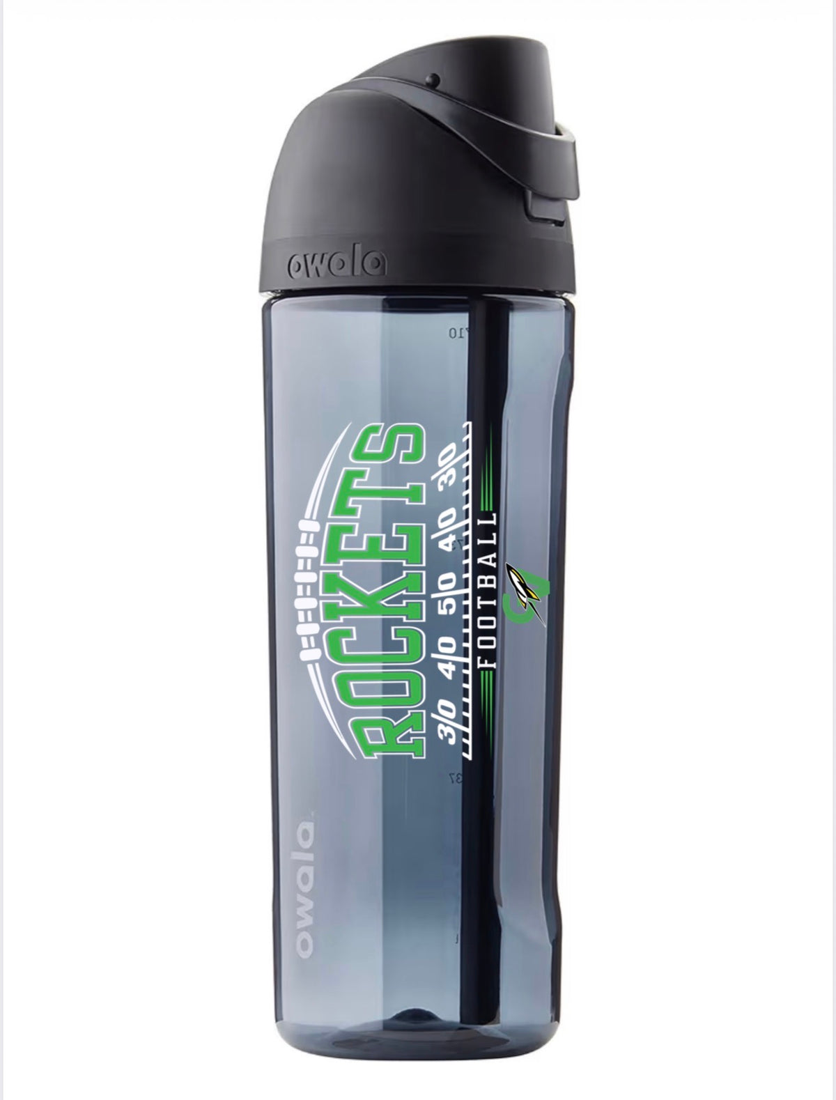 Owala FreeSip Clear Tritan Plastic Water Bottle with Straw