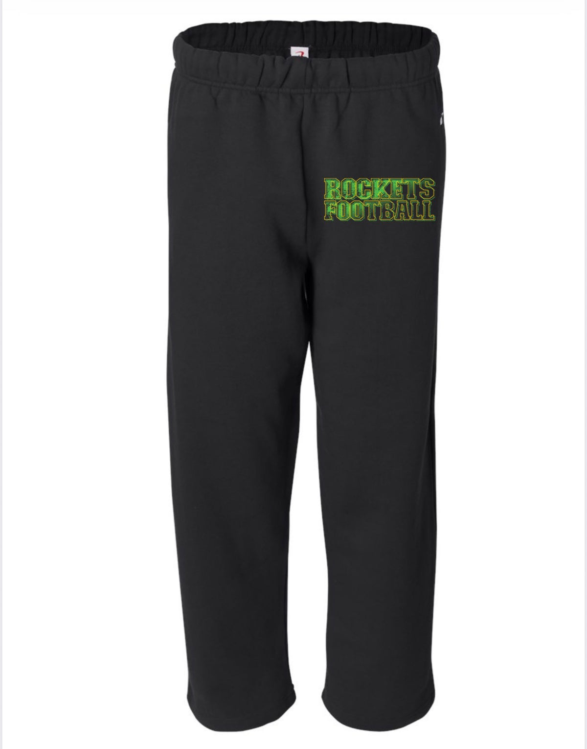 Badger Men's Open-Bottom Sweatpants