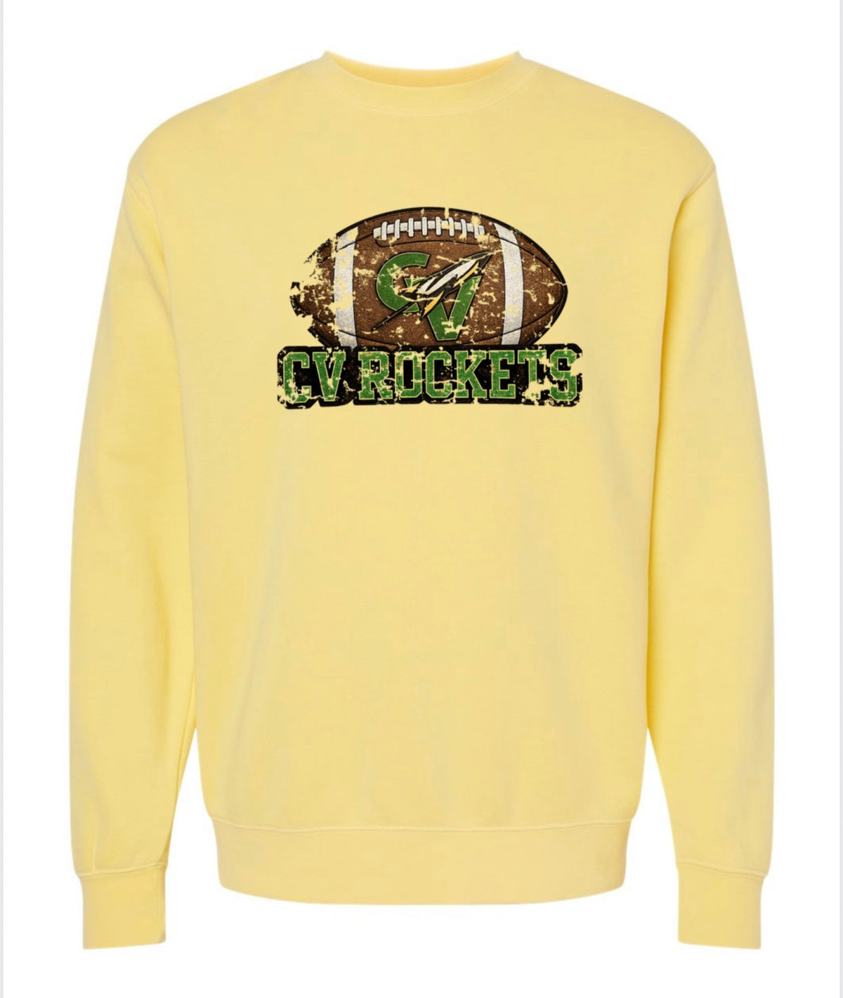 Unisex Midweight Pigment-Dyed Crewneck Sweatshirt