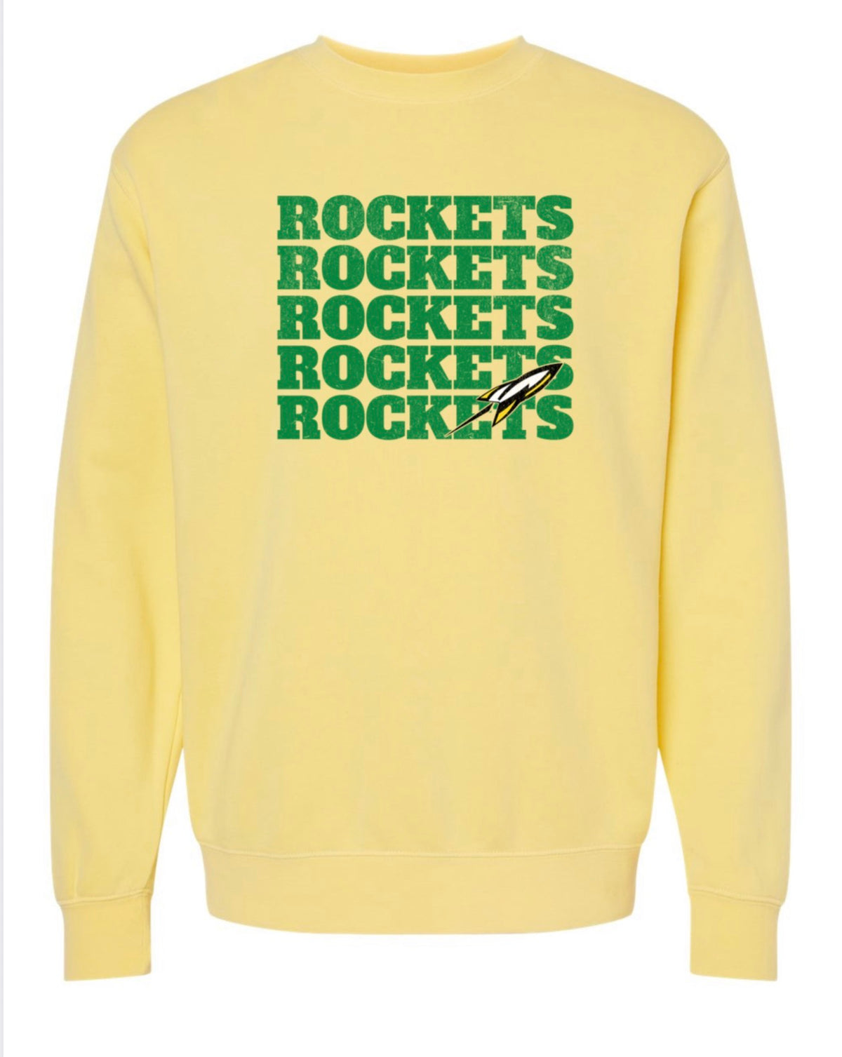 Unisex Midweight Pigment-Dyed Crewneck Sweatshirt
