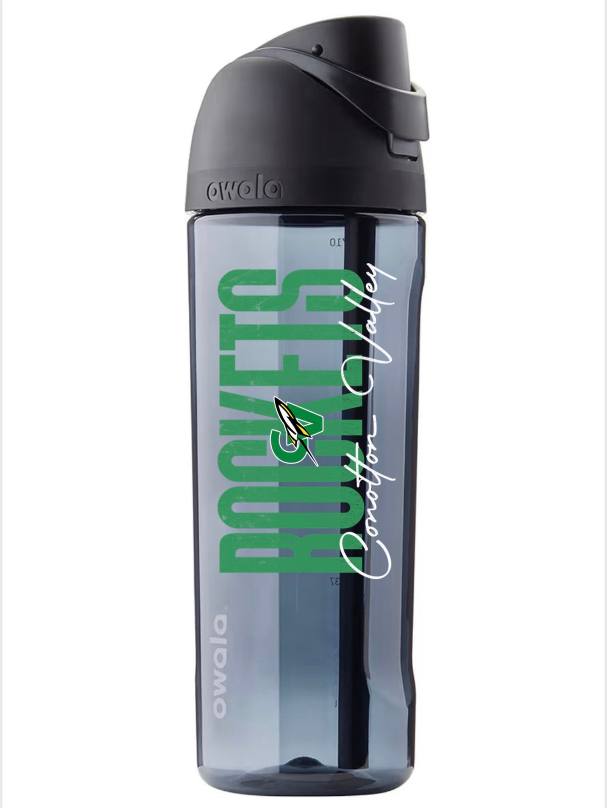Owala FreeSip Clear Tritan Plastic Water Bottle with Straw