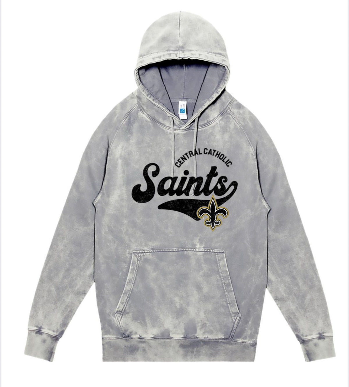 Unisex Vintage Raglan Hoodie Sweatshirt