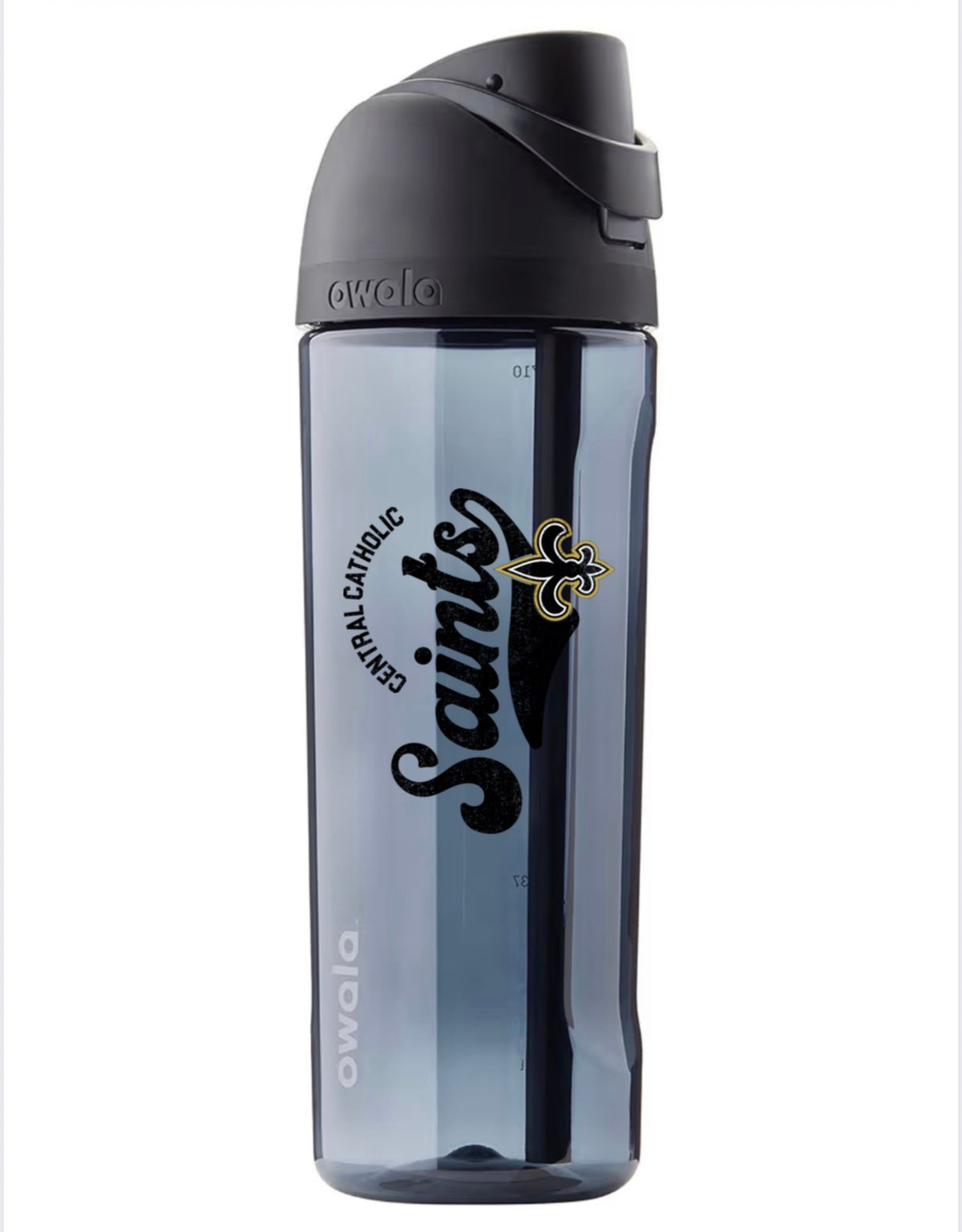 Owala FreeSip Clear Tritan Plastic Water Bottle with Straw