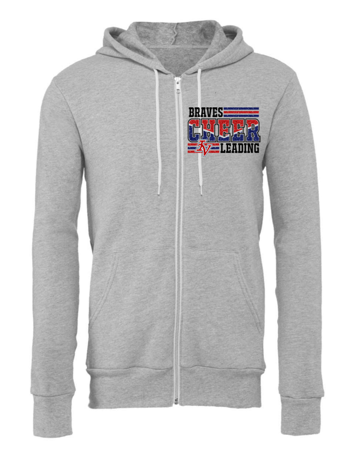 BELLA + CANVAS Sponge Fleece Full-Zip Hoodie