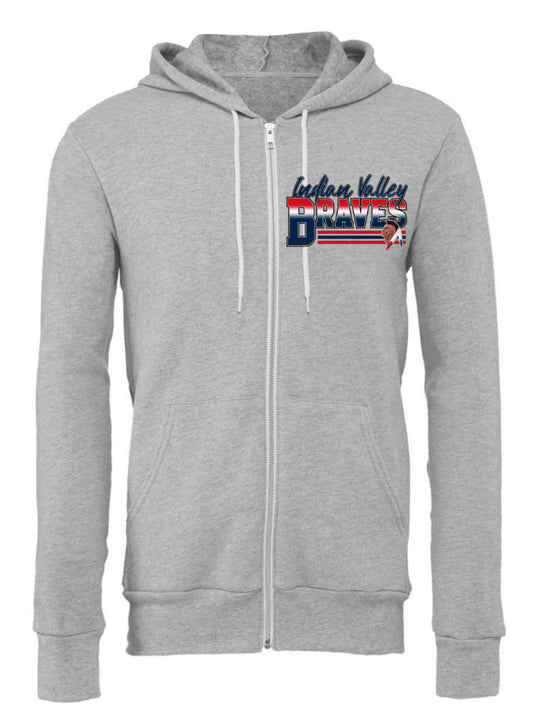 BELLA + CANVAS Sponge Fleece Full-Zip Hoodie
