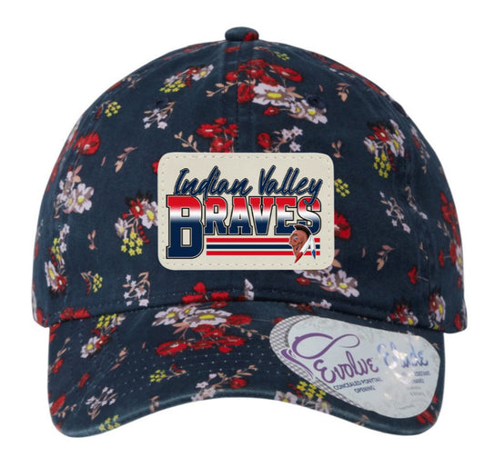 Women's Garment-Washed Ponytail Fashion Print Cap