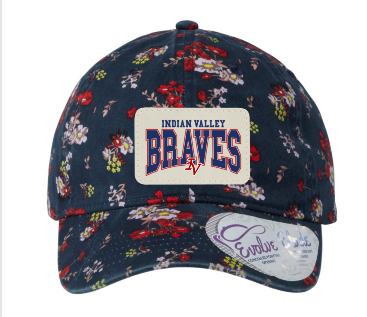 Women's Garment-Washed Ponytail Fashion Print Cap
