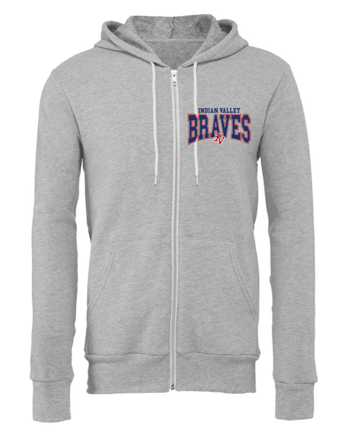 BELLA + CANVAS Sponge Fleece Full-Zip Hoodie