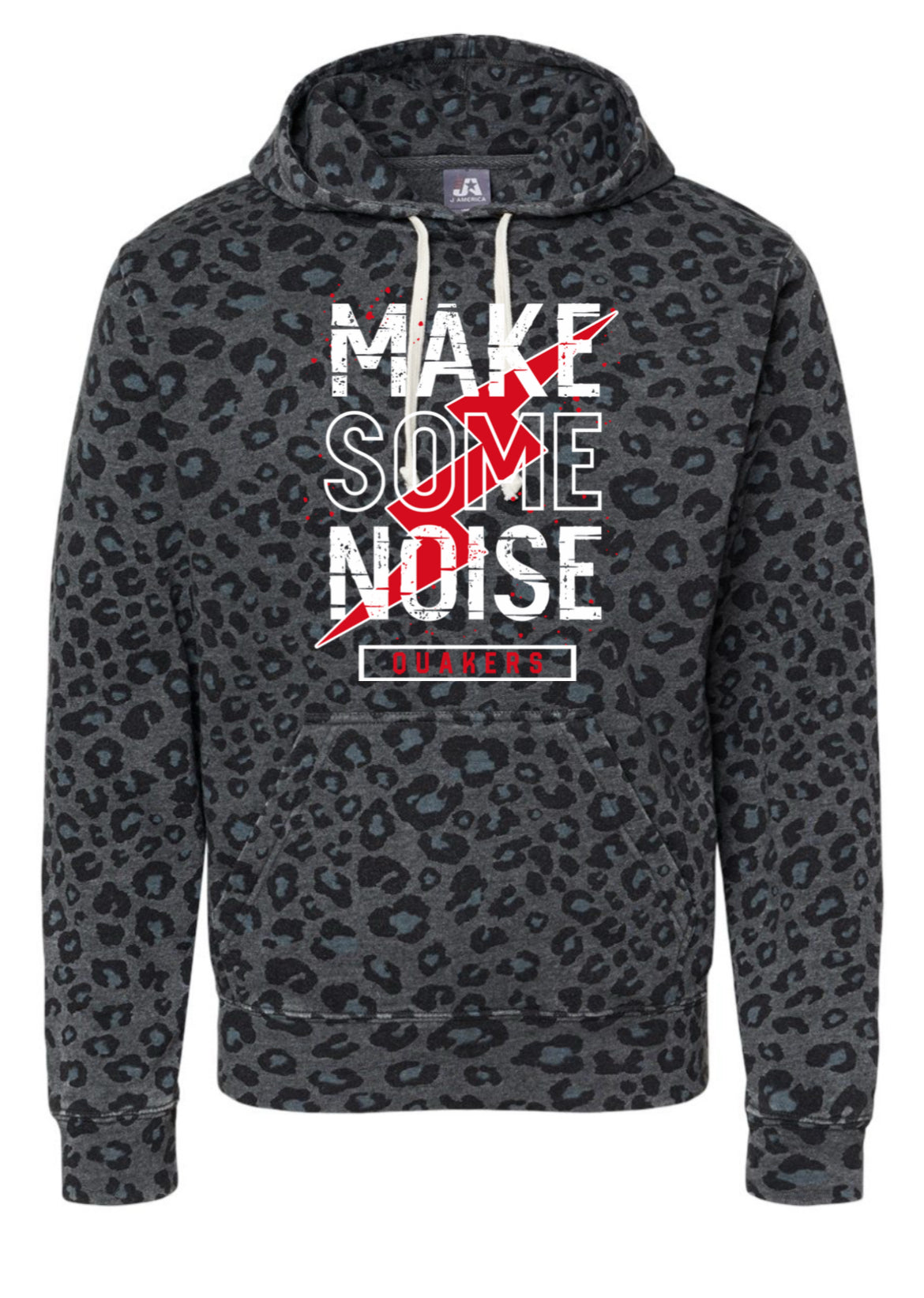 J.America Triblend Fleece Hooded Sweatshirt