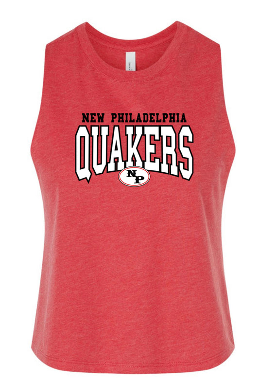 BELLA + CANVAS Women's Racerback Crop Tank