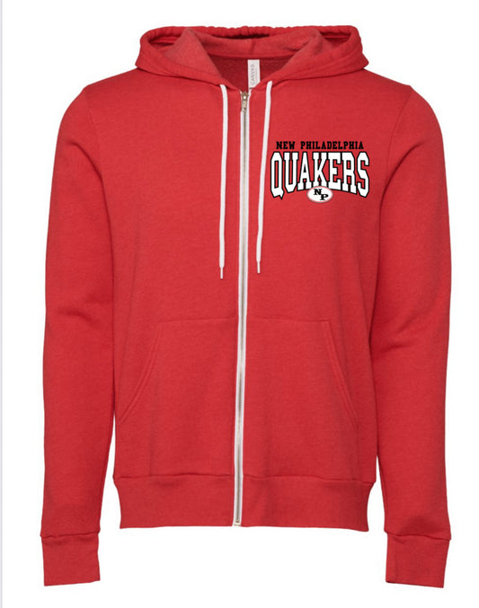 BELLA + CANVAS Sponge Fleece Full-Zip Hoodie