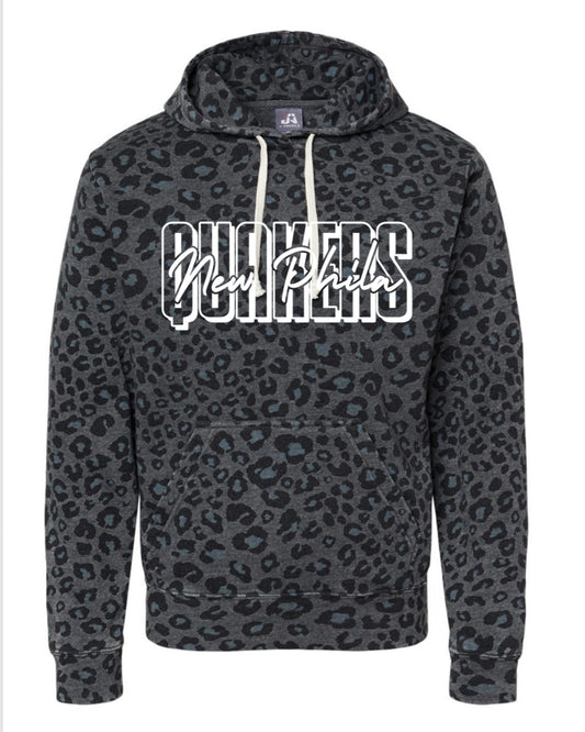 J. America Triblend Fleece Hooded Sweatshirt - 8871