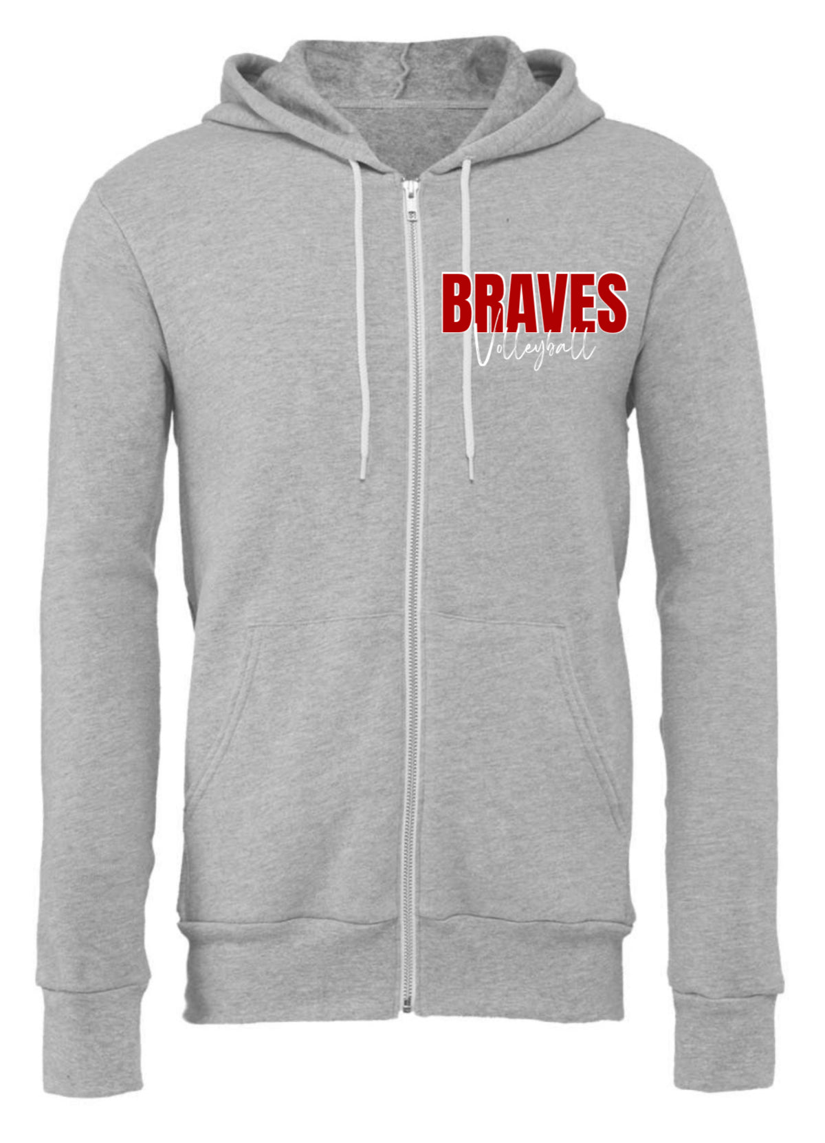 BELLA + CANVAS Sponge Fleece Full-Zip Hoodie