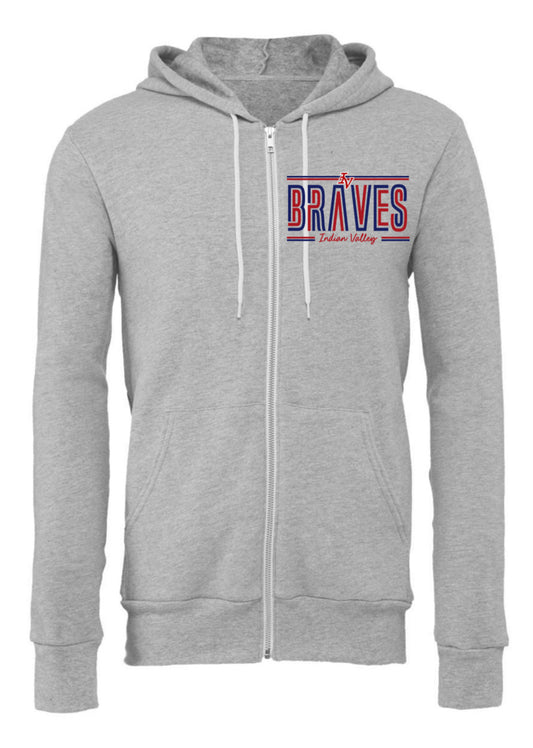 BELLA + CANVAS Sponge Fleece Full-Zip Hoodie