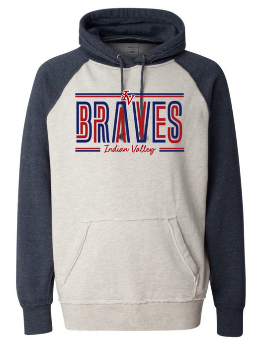J. America Vintage Heather Hooded Sweatshirt