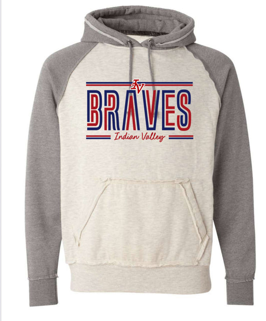 J. America Vintage Heather Hooded Sweatshirt