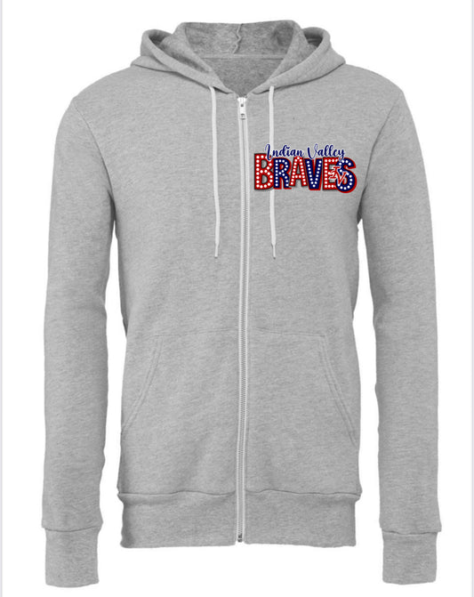 BELLA + CANVAS Sponge Fleece Full-Zip Hoodie