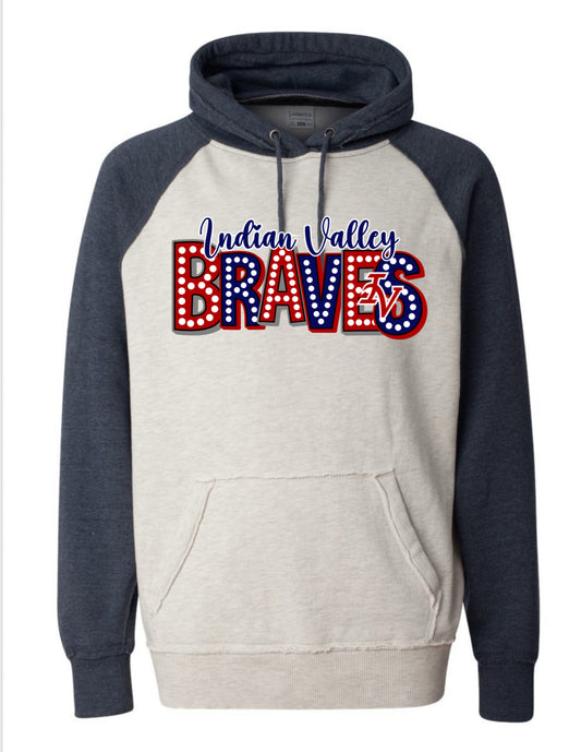 J. America Vintage Heather Hooded Sweatshirt