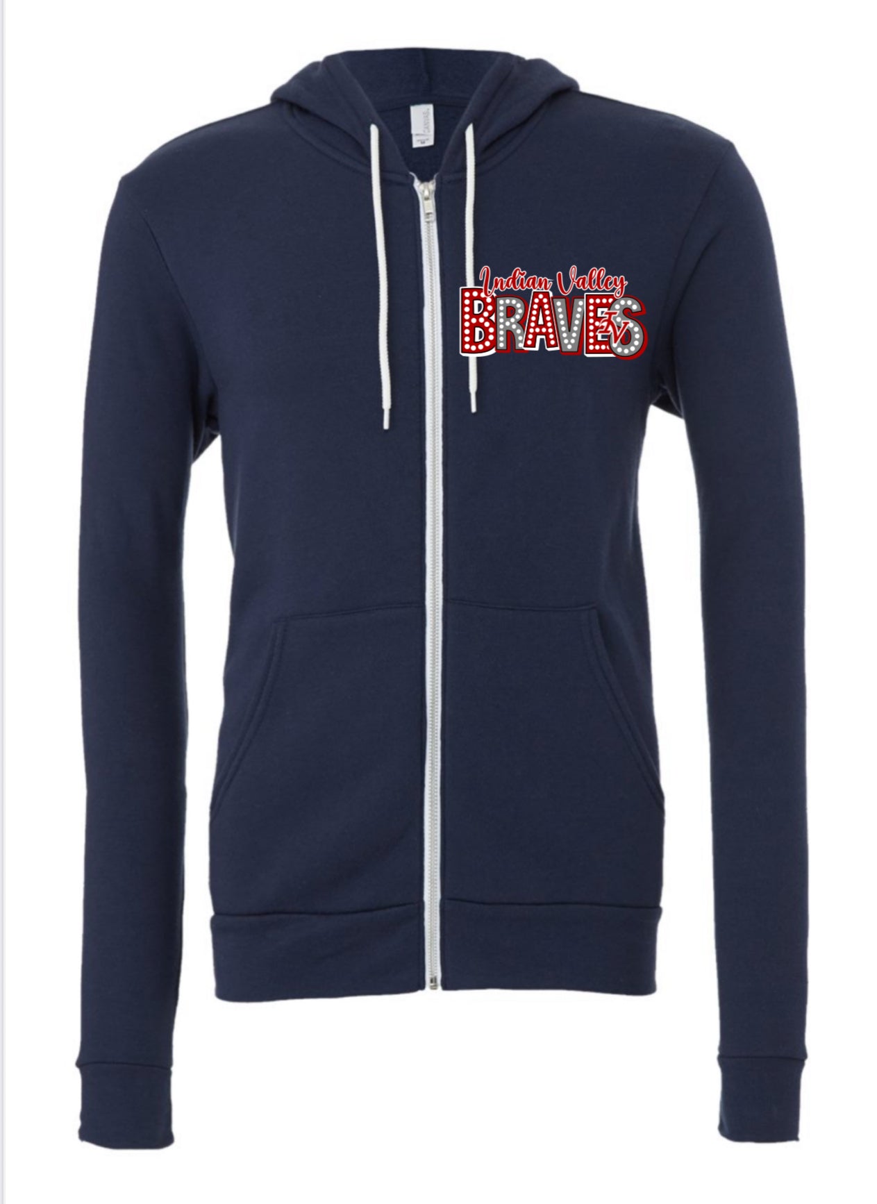 BELLA + CANVAS Sponge Fleece Full-Zip Hoodie