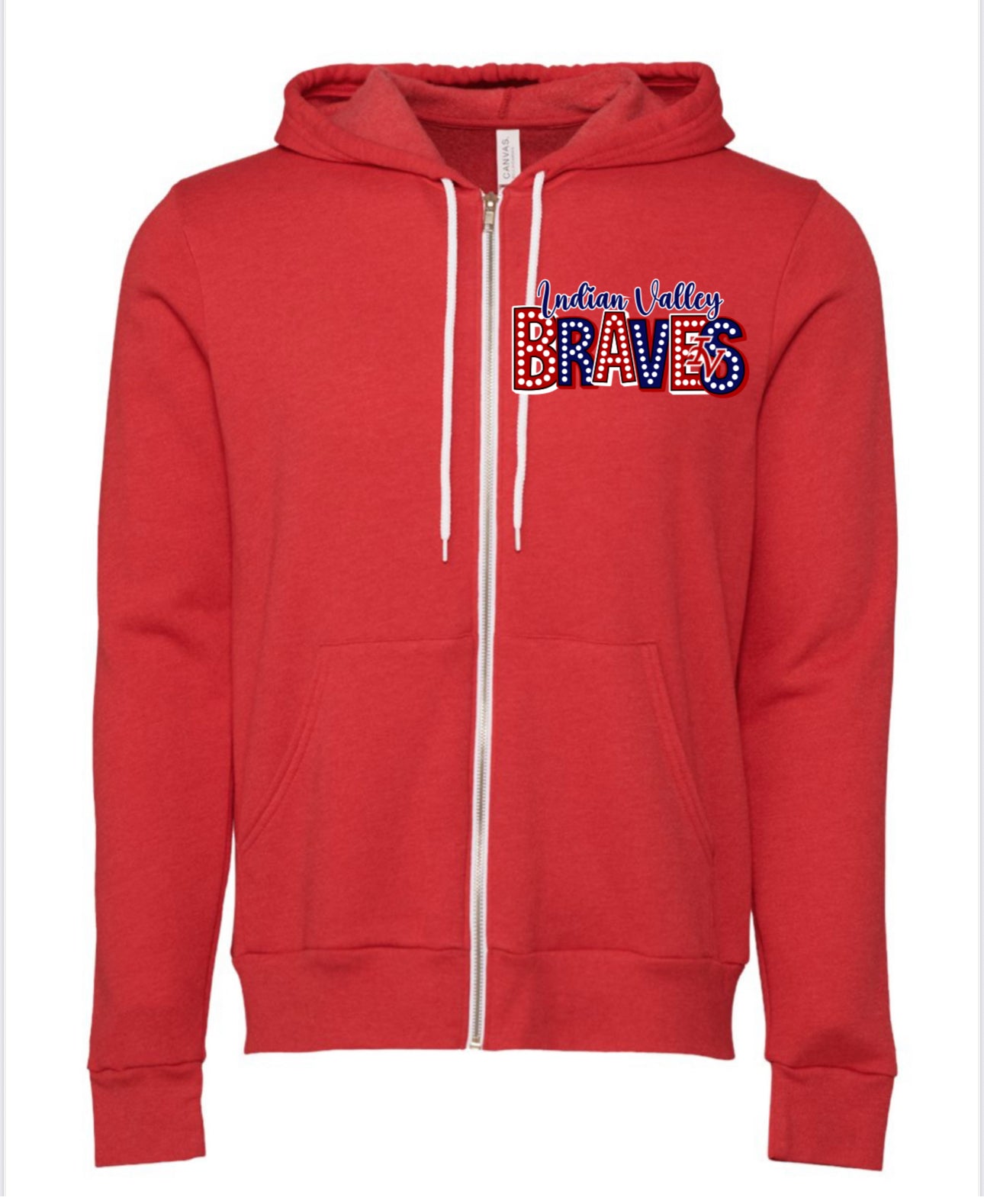 BELLA + CANVAS Sponge Fleece Full-Zip Hoodie