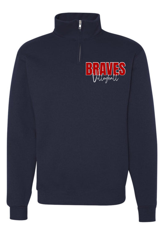 JERZEES Unisex Nublend® Cadet Collar Quarter-Zip Sweatshirt