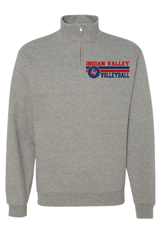 Unisex Nublend® Cadet Collar Quarter-Zip Sweatshirt
