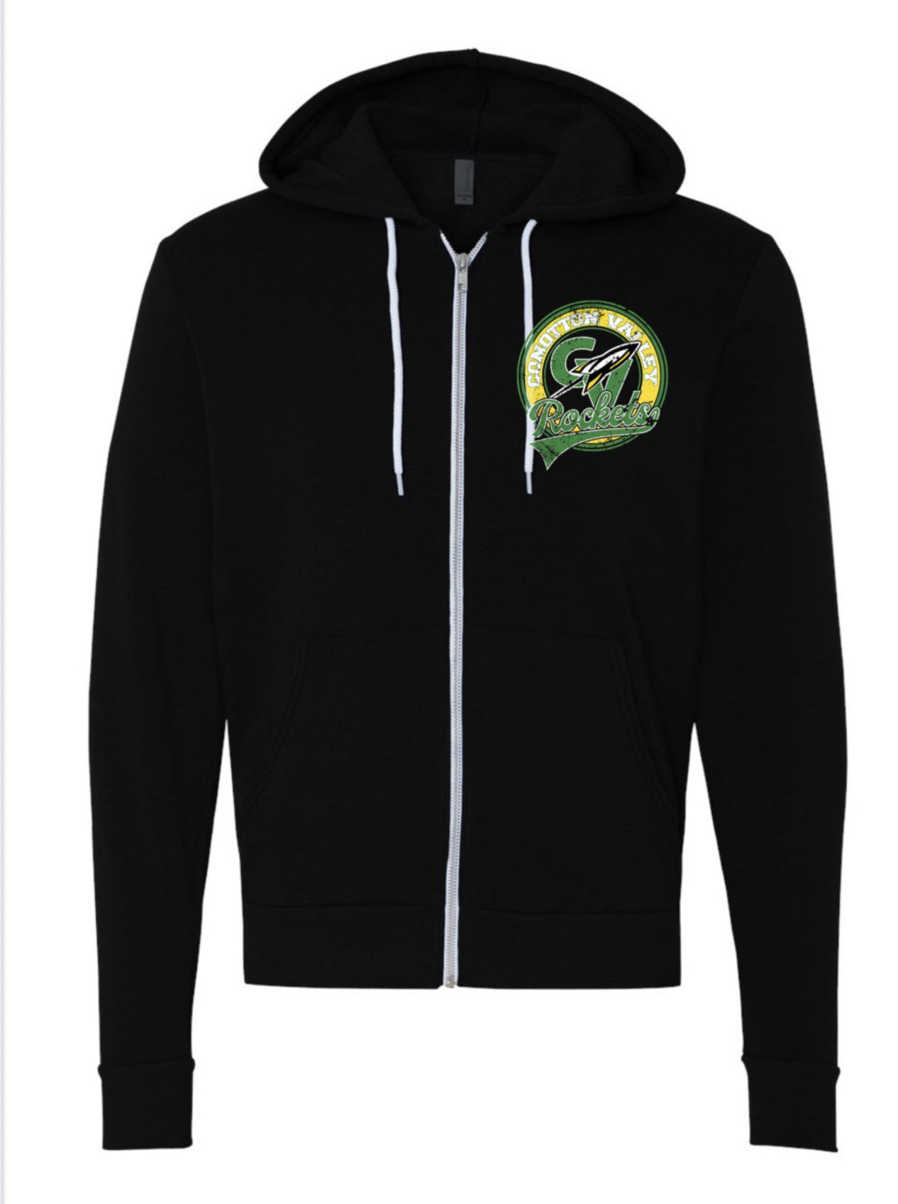 BELLA + CANVAS Unisex Sponge Fleece Full-Zip Hoodie Sweatshirt