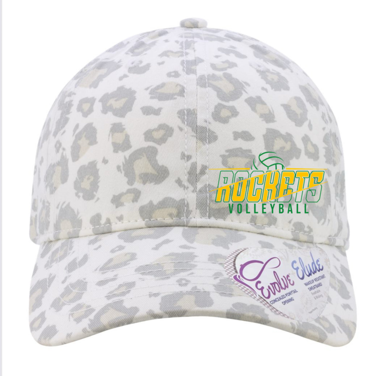 Women's Garment-Washed Fashion Print Ponytail Cap - HATTIE