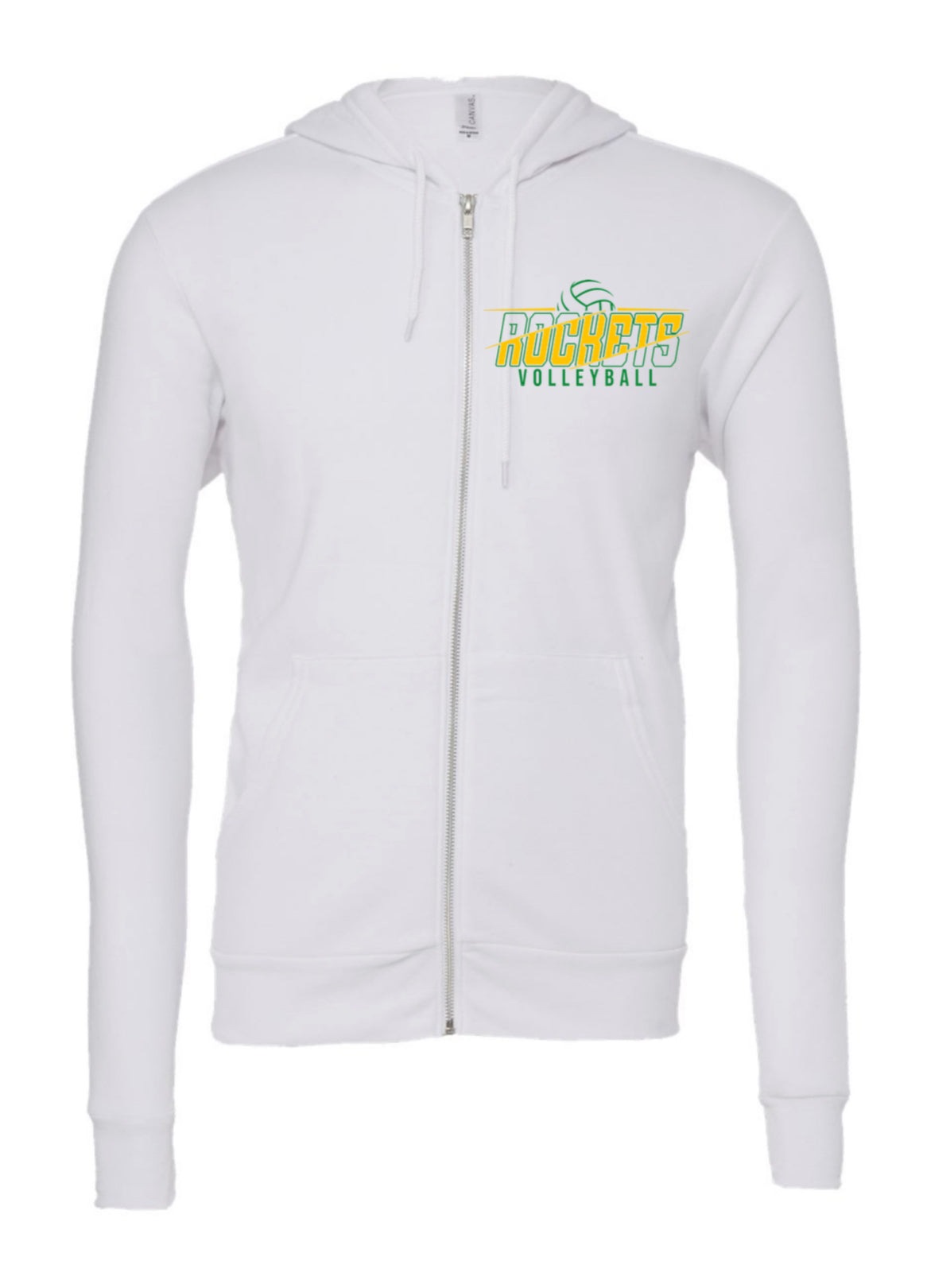 BELLA + CANVAS Unisex Sponge Fleece Full-Zip Hoodie Sweatshirt