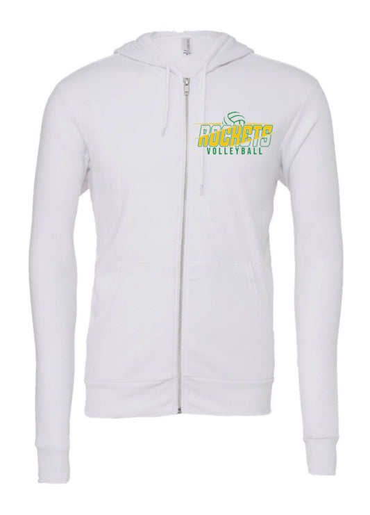 BELLA + CANVAS Unisex Sponge Fleece Full-Zip Hoodie Sweatshirt